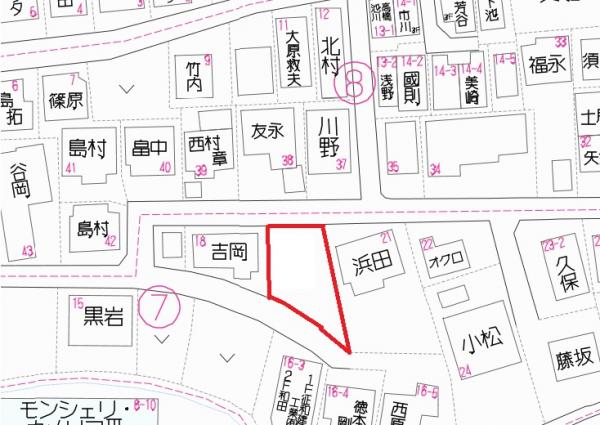 薊野東町　土地　 区画図 