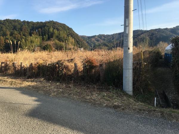 土佐市蓮池　売り土地　1403坪 前面道路含む現地写真 