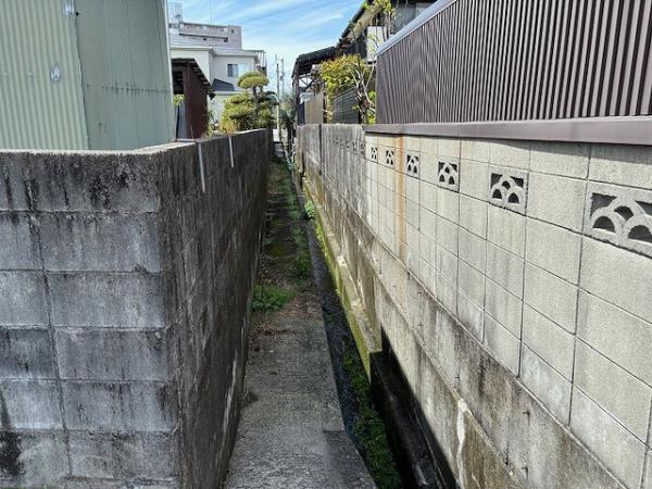 大谷公園　建築条件なし　更地渡しの売土地 現地土地写真 