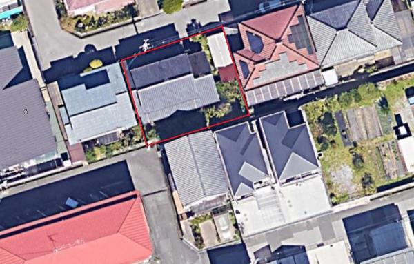 大谷公園　建築条件なし　更地渡しの売土地 区画図 