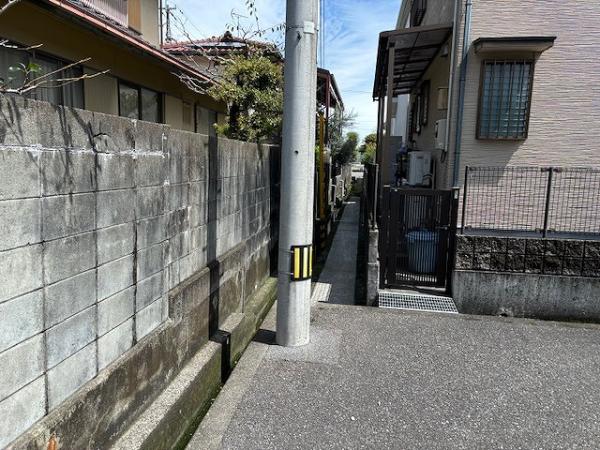 大谷公園　建築条件なし　更地渡しの売土地 現地土地写真 