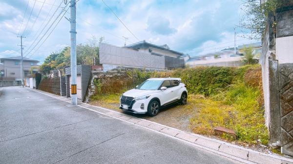 横内小学校　建築条件なしの土地 現地土地写真 