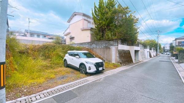 横内小学校　建築条件なしの土地 現地土地写真 