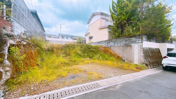 横内小学校　建築条件なしの土地 現地土地写真 