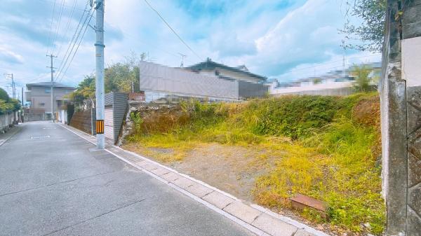 横内小学校　建築条件なしの土地 現地土地写真 