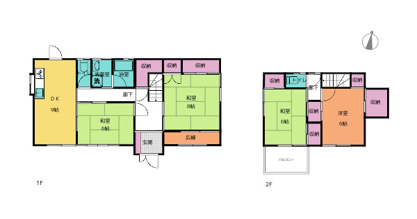 加賀野井　1480 間取り図 