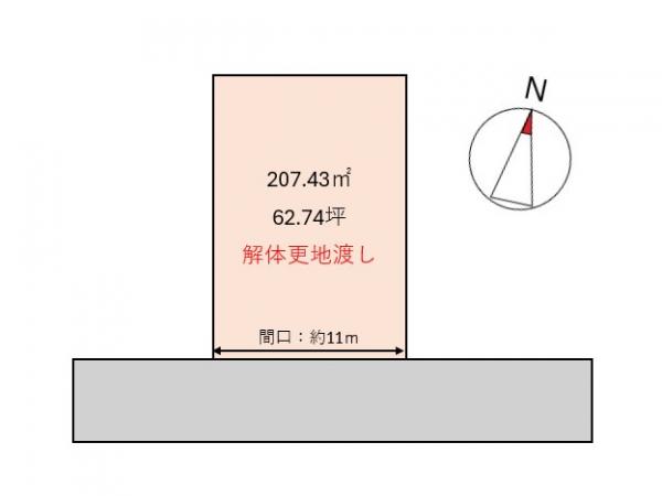高知市石立町売土地　1580 区画図 