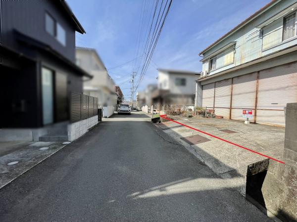 高知市石立町売土地　1580 前面道路含む現地写真 