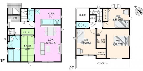 香南市野市町父養寺　2598 間取り図 