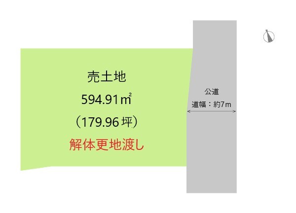 奈半利町乙　420 区画図 