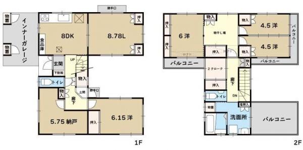 中古戸建 南国市大そね甲 とさでん交通後免線後免町駅 2,499万円