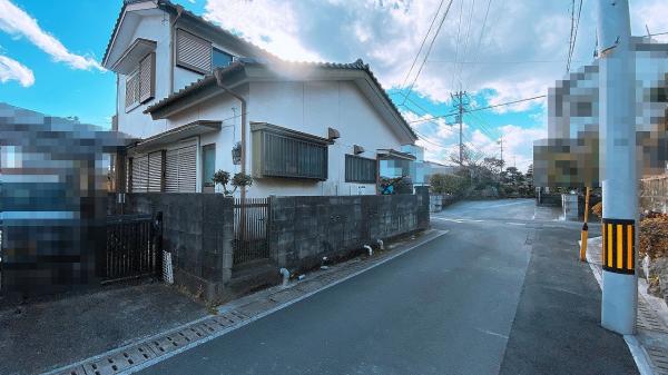 福井町1600万　建築条件なし宅地 前面道路含む現地写真 