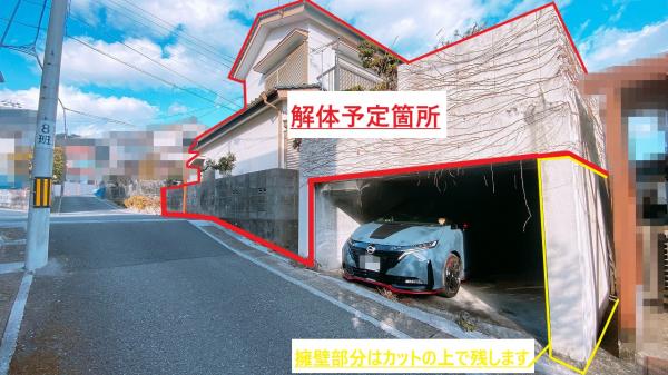 福井町1500万　注文建築用地 現地土地写真 