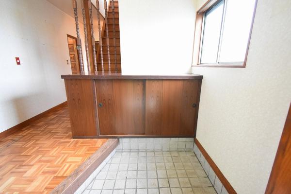 築99年古民家風平家付き　本宮町中古 玄関 