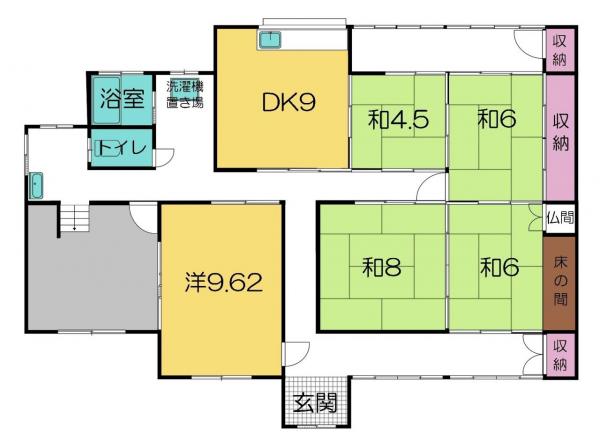 吉川町吉原　1350 間取り図 