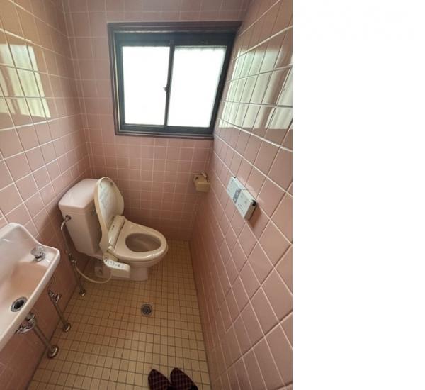 高知市大谷　太陽光オール電化、標高30ｍ トイレ 