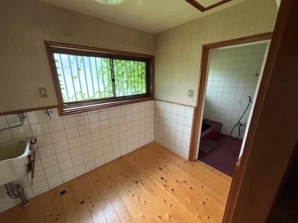 四万十町窪川の田舎暮らしに最適なお家 脱衣場