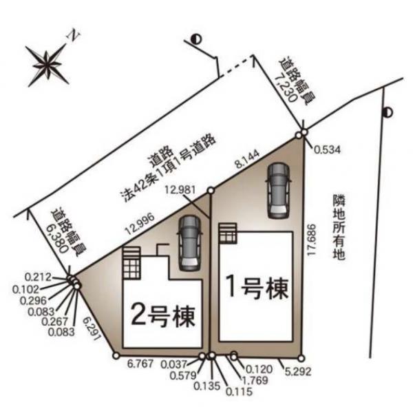 旭天神町　2590 区画図 