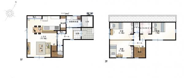 高知市福井町　3180 間取り図 