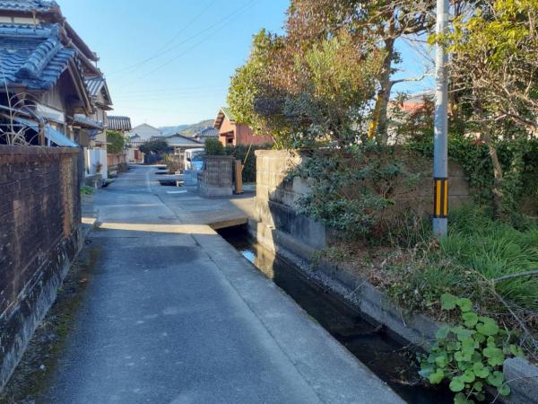 南国市岡豊町中島 土地 850 前面道路含む現地写真 