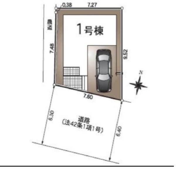 高知市旭町　3090 区画図 
