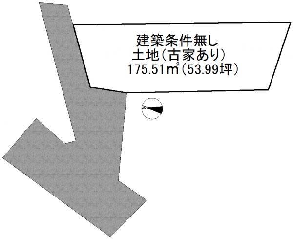 土地 大津市北大路2丁目 JR東海道本線(米原〜神戸)石山駅 800万円