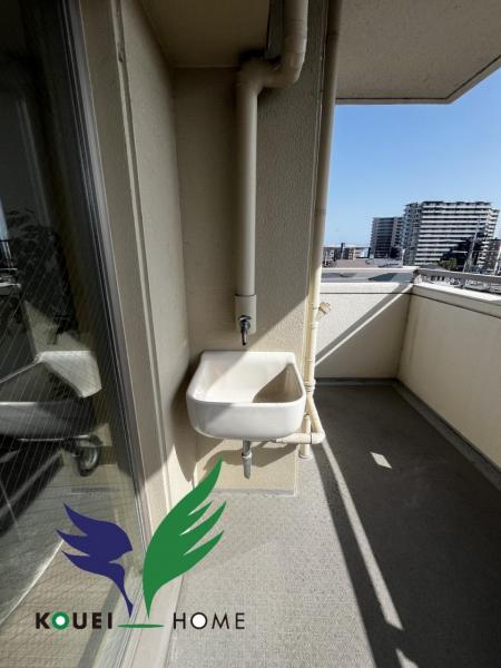 ロータリーマンション大津京ソルジャンテ バルコニー 