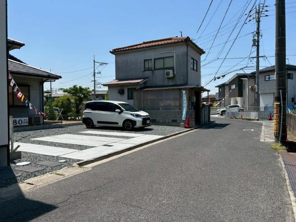 倉敷市上富井2期 1棟　新築建売 前面道路含む現地写真 