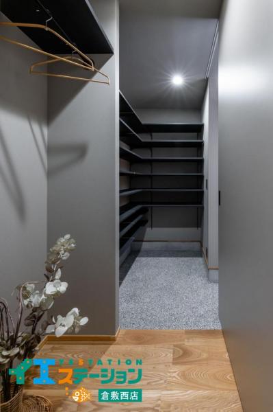 岡山市東区広谷　平屋モデルハウス 収納 