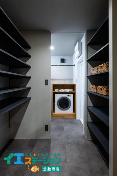 岡山市東区広谷　平屋モデルハウス 収納 