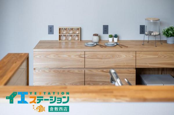 岡山市東区広谷　平屋モデルハウス キッチン 