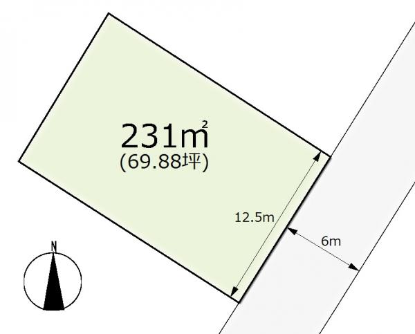 赤磐市殿台　売地 区画図 