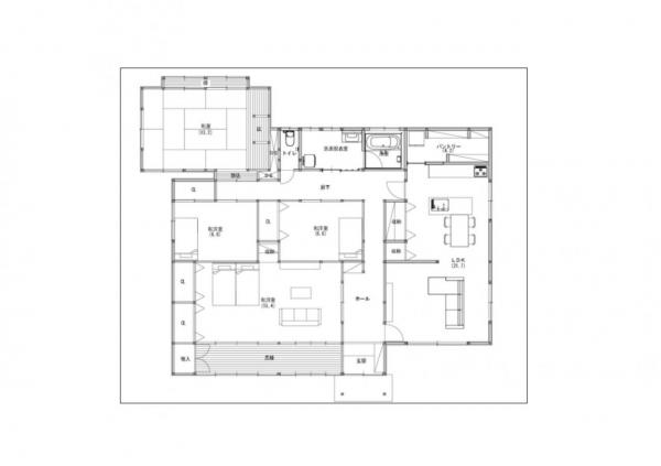 倉敷市早高　中古戸建 間取り図 