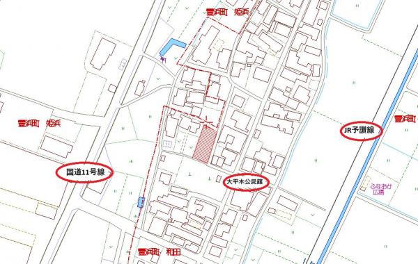 土地 観音寺市豊浜町和田 JR予讃線豊浜駅 330万円
