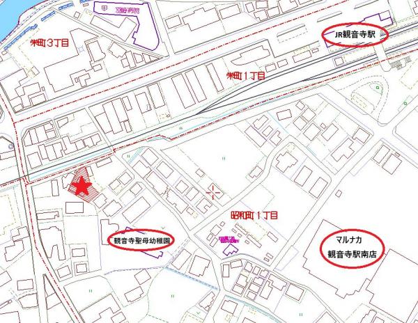 中古戸建 観音寺市昭和町１丁目 JR予讃線観音寺駅 460万円
