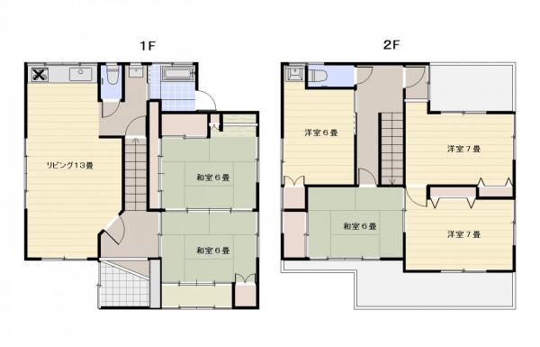 中古戸建 延岡市松原町２丁目4-6 JR日豊本線旭ヶ丘駅 1,390万円