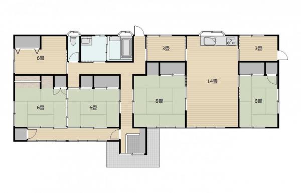 中古戸建 延岡市北方町南久保山3338-5、3338-1 JR日豊本線延岡駅 1,280万円