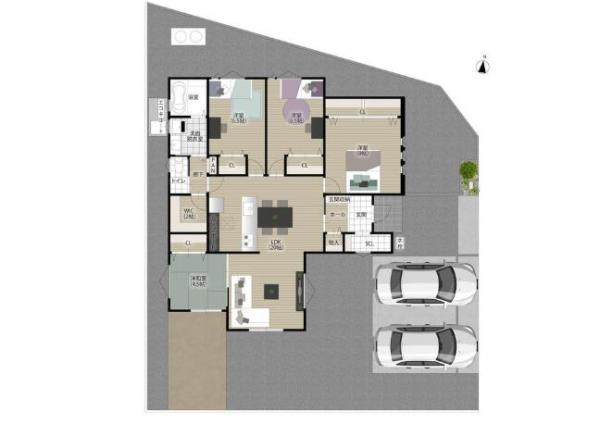 新築戸建 日向市大字財光寺字中ノ丸4493番 JR日豊本線財光寺駅 3,390万円