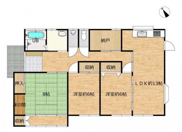 中古戸建 東臼杵郡門川町西栄町４丁目36番1 JR日豊本線門川駅 1,799万円