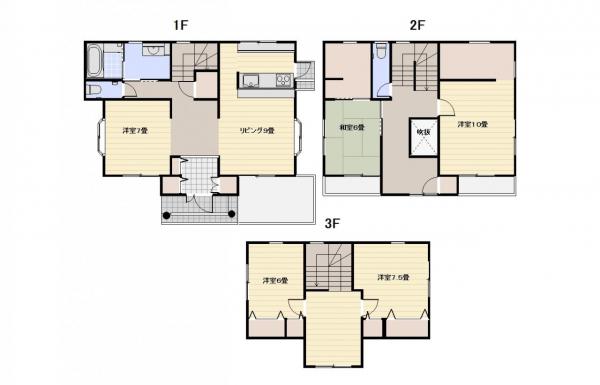 中古戸建 延岡市浜町4731-20、29、34 JR日豊本線南延岡駅 2,050万円