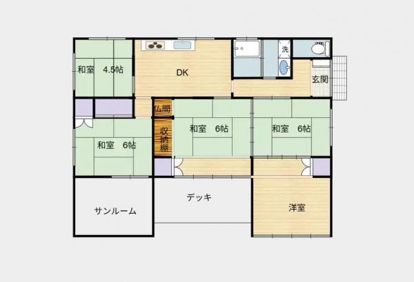 中古戸建 日向市大字富高3312番 JR日豊本線日向市駅 1,280万円