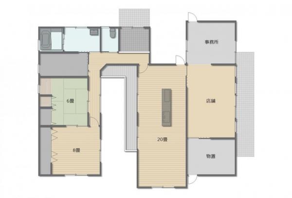 店舗付住宅 日向市大字財光寺字木原3430番13 JR日豊本線財光寺駅 3,300万円