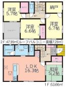 新築戸建 福島市松川町美郷1丁目 JR東北本線(黒磯〜盛岡)松川駅 1880万円