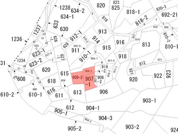 高山市片野町 住宅用土地 47.33坪 区画図 