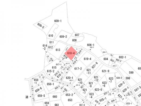 下呂市森 住宅用土地 78.04坪 区画図 