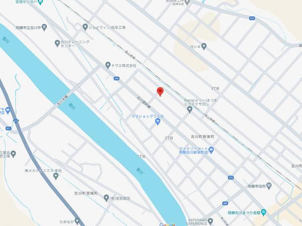 飛騨市古川町新栄町 中古戸建 6LDK（商談中） 現地案内図 