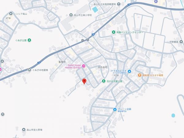高山市日の出町1丁目 中古戸建 7LDK  現地案内図 
