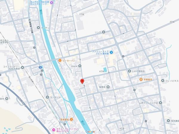 高山市片野町6丁目 住宅用土地 32.45坪 現地案内図 