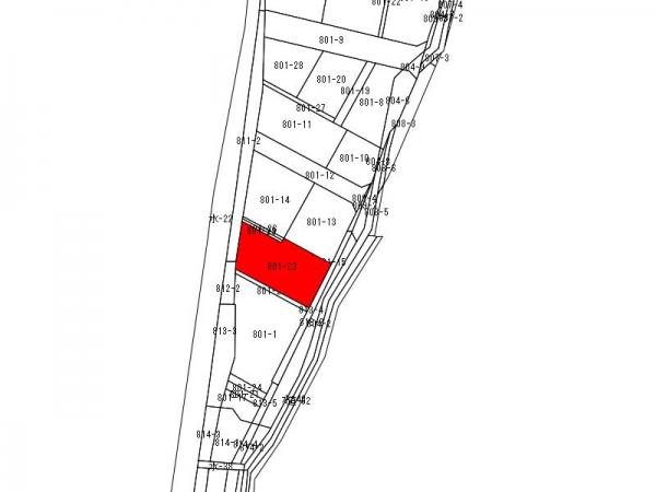 高山市千島町 住宅用土地 68.36坪 区画図 
