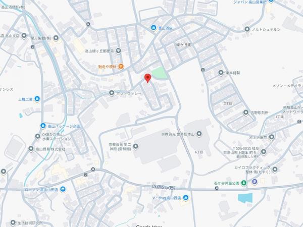 高山市山田町 住宅用土地 110.64坪（建築条件付） 現地案内図 